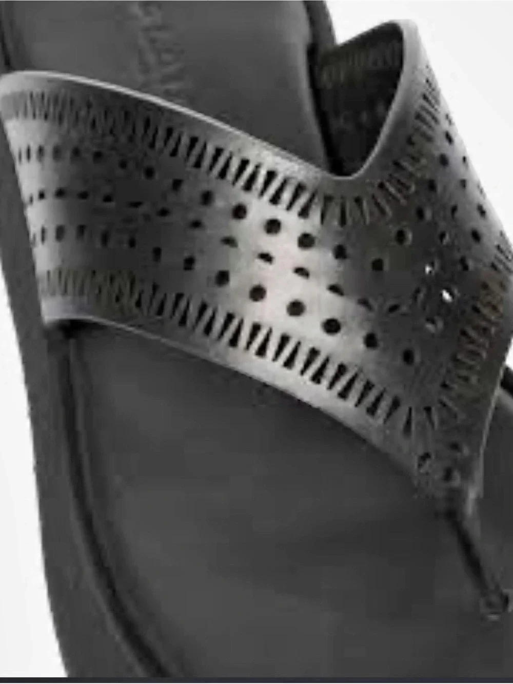 Alaïa Vienne Thong Platform Sandals Black Sz 41